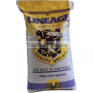 Factory wholesale livestock feed woven bag 40lb 50lb