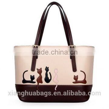 lady cheap leather cat bags wholesale china