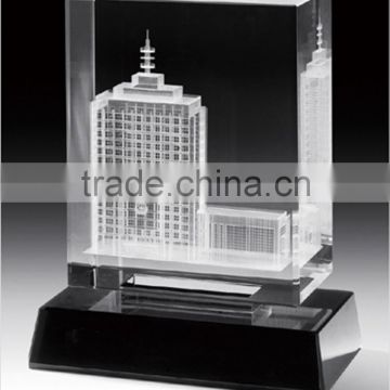 Wholesale personalized glass gift 3d laser design