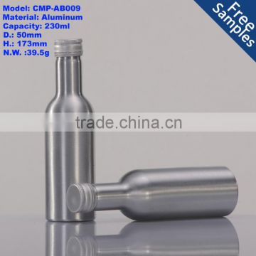 Aluminum beer bottle in 230ml fashion package beverage drink shape aluminum bottle Beverage Package Aluminum Bottle