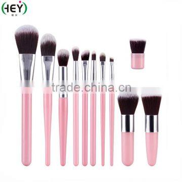 High Quality 11pcs Makeup Brush Sets Soft Synthetic Hair and Plastic Handle Makeup Brush Kits photo-2