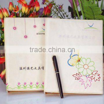 personalized embroidery notebook