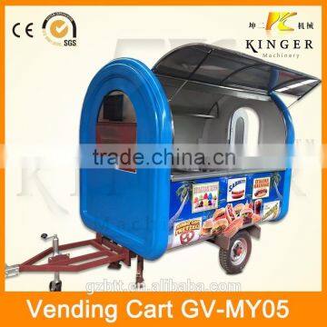 new mobile fryer food cart made in china can be customized