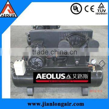 Stationary piston twin cylinder electric motor driven 5.5HP air compressor with CE