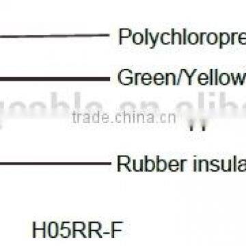 Industrial cables H05RR-F Rubber insulated flexible cable