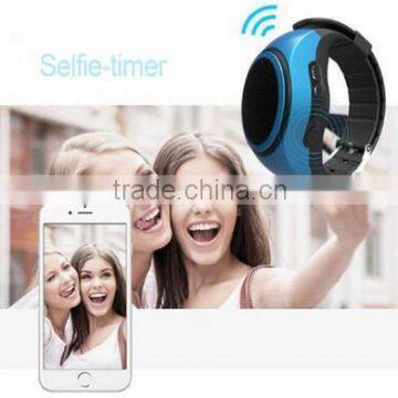Wireless Speakers Bracelet Wristband Band Bluetooth Speaker Mini Hands Free Remote Control Selfie-timer +Phone Anti-Lost Quality Choice photo-3