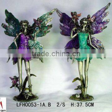 2012 metal lovely fairy sculpture 0053