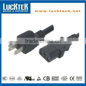 UL power extension cord with IEC C13