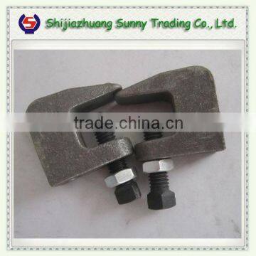 Malleable iron hot dip top beam clamp