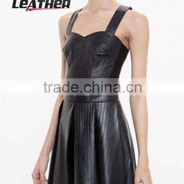 MOST-POPULAR WOMEN PU LEATHER TANK TOP