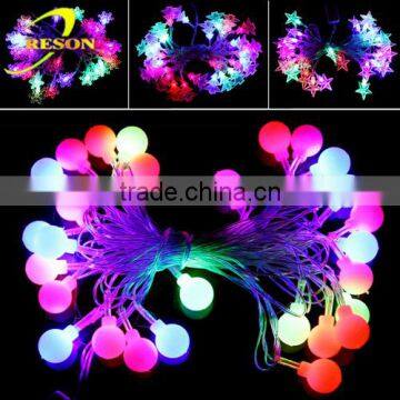 led outdoor party string of lights led ball string light