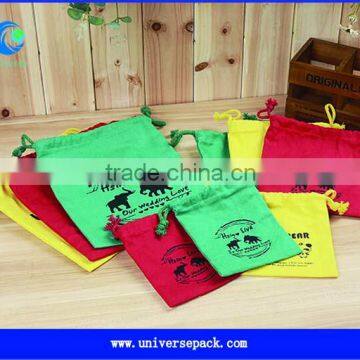 Various color printed canvas pouches wholesale