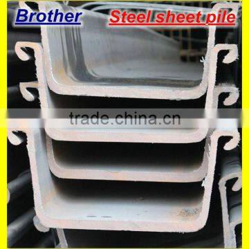 hot roll u steel sheet pipe pile