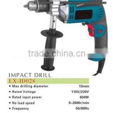 13mm impact drill 650W ID028 / power tools 650w impact drill