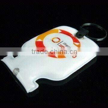 Hot custom shaped led torch with keyring