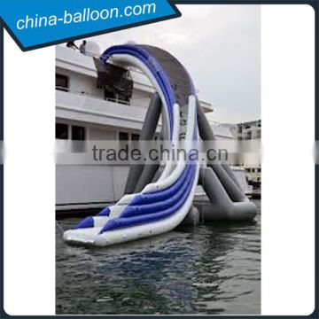 giant inflatable water slide,longest inflatable slide for sea,exciting water toy for adults