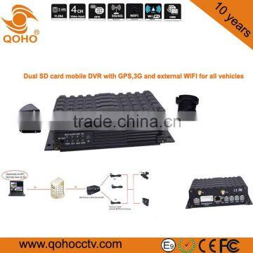 TWO 128GB Each SD Car Mobile DVR GPS / 3G / 4G / WIFI 4-Channel for Vehicles photo-5