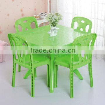 2016 Patent Design Plastic Dining Table And Chair