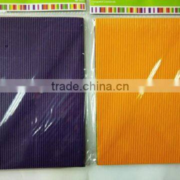 DIY craft corrugated paper, Colorful Corrugate art paper
