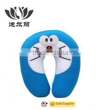 Microbeads Cartoon Blue Travel Neck Rest U Shape Cushion Pillows