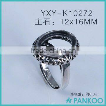 Factory Direct Thai Silver Blank Ring Settings for DIY