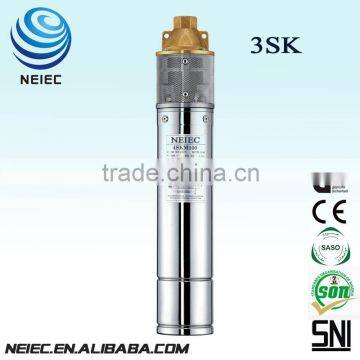 Junior submersible deep well water pump 3SK100 1HP 0.75KW