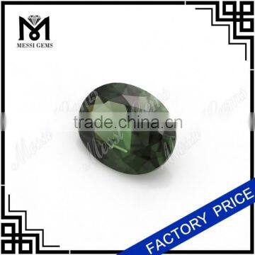 Wuzhou Loose Gemstone Oval 10 x 8 mm 149 # Green Spinel Gemstone photo-5