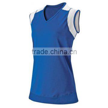 2015 newest dedign volleyball team jersey wholesale sleeveless