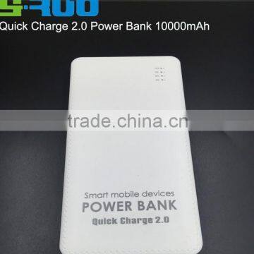 2016 newest product quick charge 2.0 charger power bank with Type C port for smartphone, macbook pro, tablets