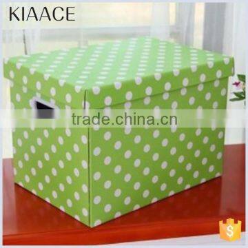 Green durable custom wholesale gift box packaging