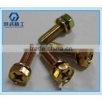 Hexagon head bolts with slot on head