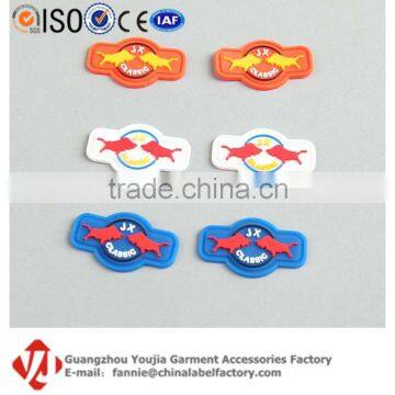 Private Soft Garment Rubber Badge Silicone Label Patch Trademark