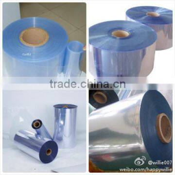 clear PVC rolls for blister packing and folding box