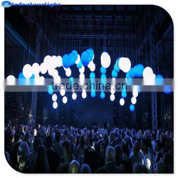 Hot sale led lifting DMX512 kenetic sphere ball applied in garden, exhibition, home