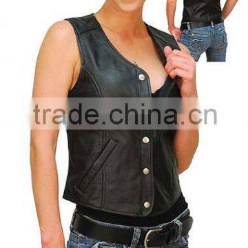Modello Women's Leather Vest