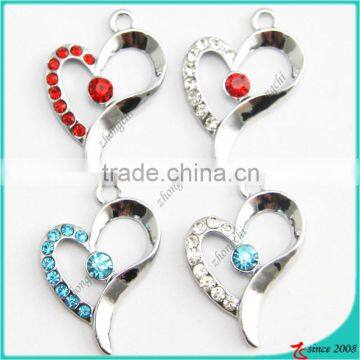 Fashion crystal pendants for necklace and keychain