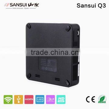 Sansui High Quality Led Projector 12v Mobile Phone Projector Connect to Smartphone photo-6