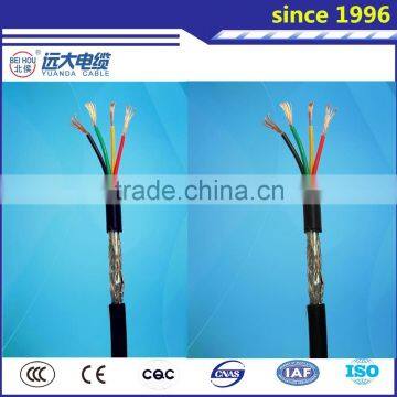 flexible rvvp cable/ shielded cable/ rvvp pvc shielded single conductor cable 0.5 mm2