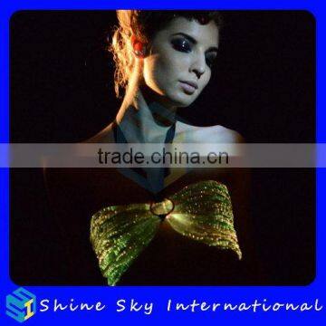 2015 Fashion Fiber Optic Performance Parts Light Up Bra