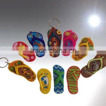 mini shoe keychain pvc rubber key chain