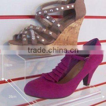 Eco-friendly Acrylic shoe slatwall