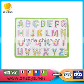 childrens learning toys wooden alphabet letters puzzle for sale