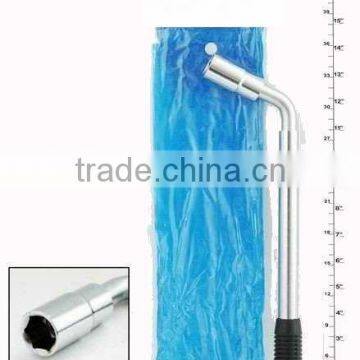 Telescopic L-type wheel wrench