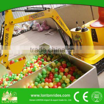 2016 amusement kids machine mini excavator prices kids excavator rides for sale