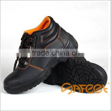 PU leather shock absorber heel anti shock shoes and safety slipper boot safety manufacturer SA-1203