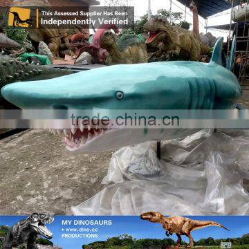 My Dino-C028 Amusement Park Fiberglass Sea Animal Shark Sculpture Model photo-2
