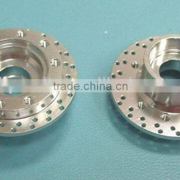 Aluminum CNC machined accessory with precision drilling