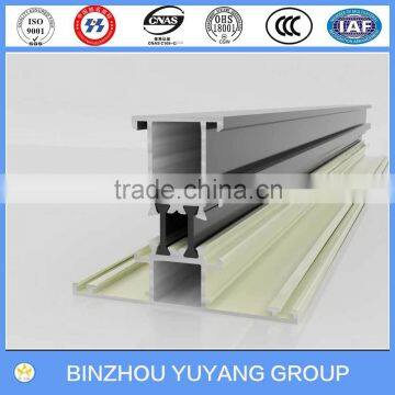 aluminum window grade 6063-T5 extruded section GB5237-2008