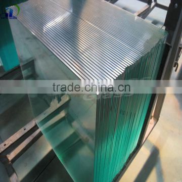 10mm 12mm beveled-edge tempered glass square table tops