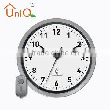 Doorbell wall clock